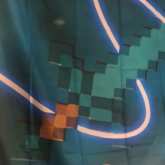 Minecraft shower curtain - Picture 3 of 7